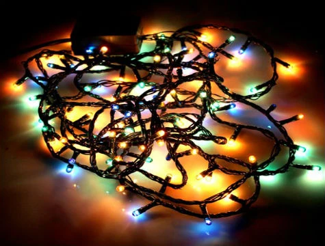 100 Ledli Kırmızı Yılbaşı Ağacı Işığı Led Ampül - Resim 4