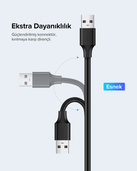 UGREEN USB Uzatma Kablosu, 2 Metre, 10316 - Resim 7