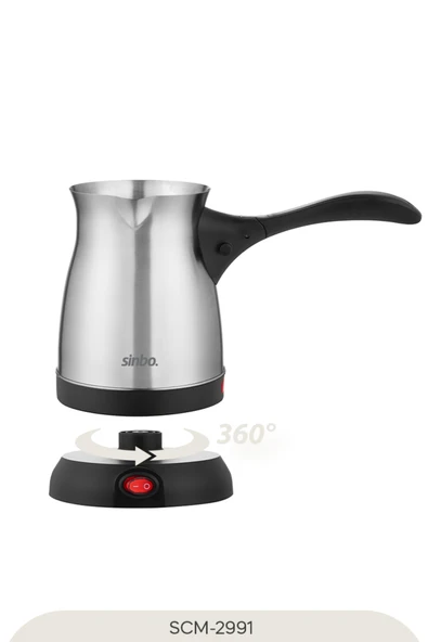 Sinbo Scm-2991 Elektrikli Cezve Türk Kahvesi Makinası KATLANIR KULPLU - Resim 5