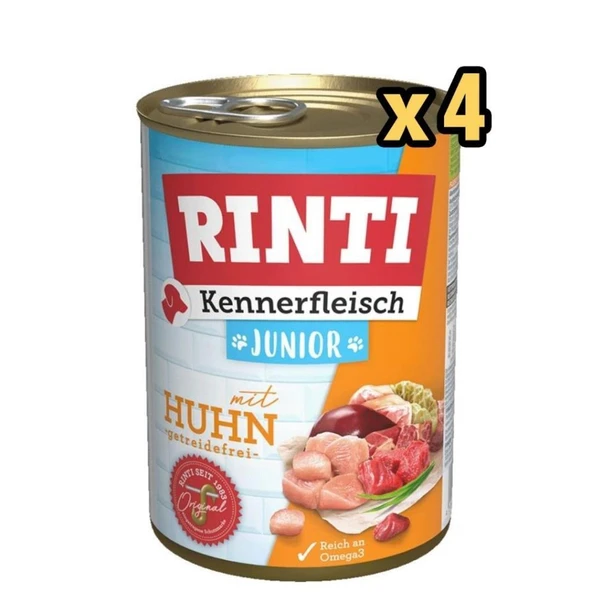 Rinti Tavuklu Yavru Köpek Konservesi 400 Gr x 4 Adet ürün görseli 1