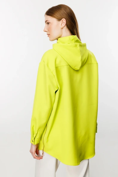 32922Z ONTEKS KAPŞONLU CEPLİ UZUN HIRKA - Resim 12