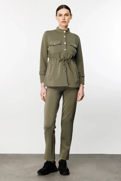 27961 ONTEKS PANTOLON CEPLİ DÜZ PAÇA - Resim 2