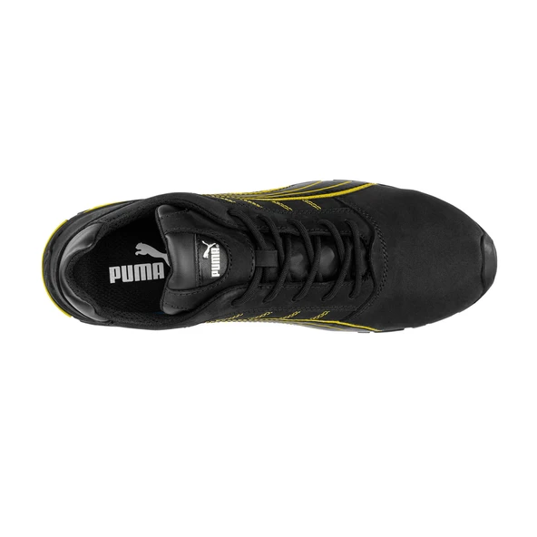 Puma Safety Amsterdam Sarı Siyah Low Alüminyum Burunlu İş Ayakkabısı S3 SRC 46 Numara - Resim 3