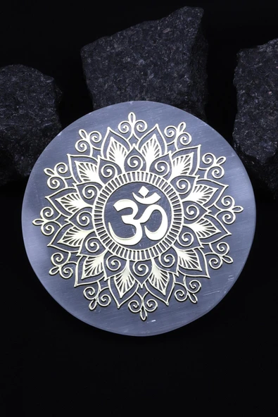 Selenit Doğal Taş Lazer İşlemeli Parça - DT-2641 ürün görseli