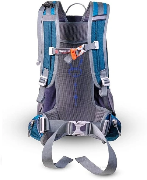 Senterlan Sella 30 Litre Airspace Sırt Çantası Mavi Peacock Blue 3011 (Su Geçirmez Kılıf Dahil) - Resim 2