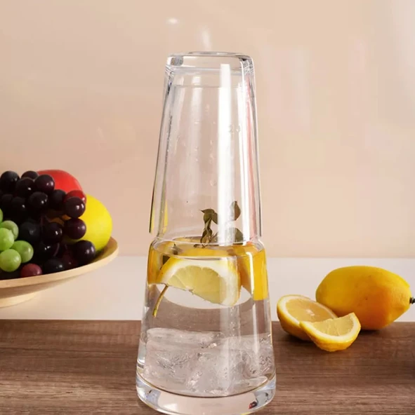 Paşabahçe 91127 750cc+350cc El İmalatı Oasis Başucu Sürahisi ürün görseli 1