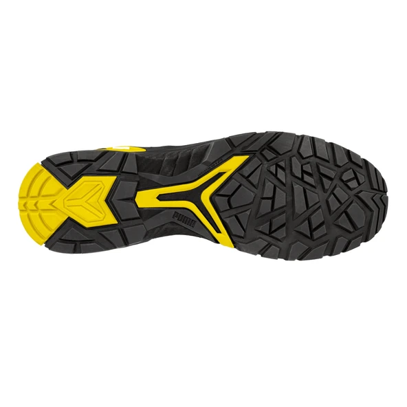 Puma Safety Amsterdam Sarı Siyah Low Alüminyum Burunlu İş Ayakkabısı S3 SRC 46 Numara - Resim 4