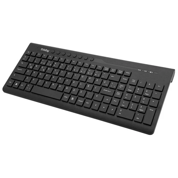 <![CDATA[FRISBY FK-W156QU Kablosuz Q Trk Siyah Multimedya Klavye - Mouse Set ]]> - Resim 2