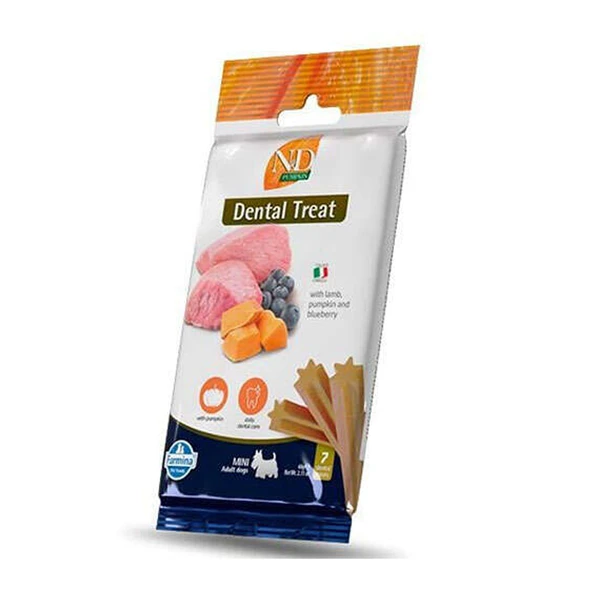 N&D Pumpkin Mini Dental Kuzulu Köpek Ödülü 60 Gr ürün görseli 1