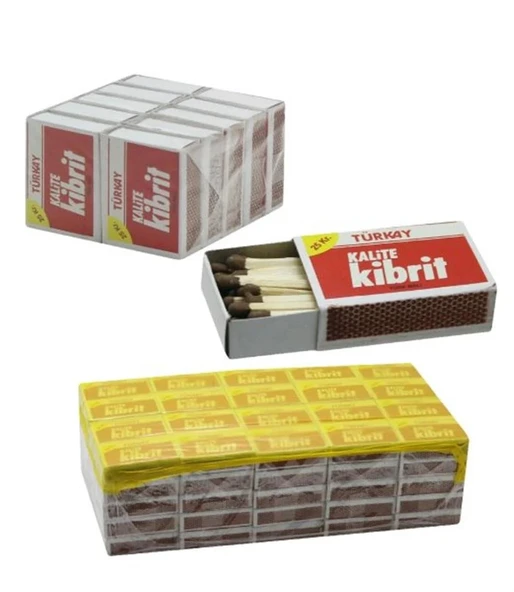 Kibrit 100 lü Fırsat Toplu Alım Paketi (Mutfak, Kamp, Mum İçin Ideal) ürün görseli