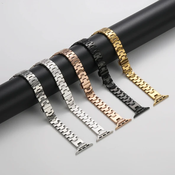 Watch 40mm KRD-150 Metal Kordon Strap Kayış - Resim 8