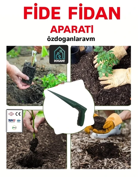 Fide Dikme Aparatı Aleti Fide Dikici Ve Sökücü Aparat 1 Adet ürün görseli