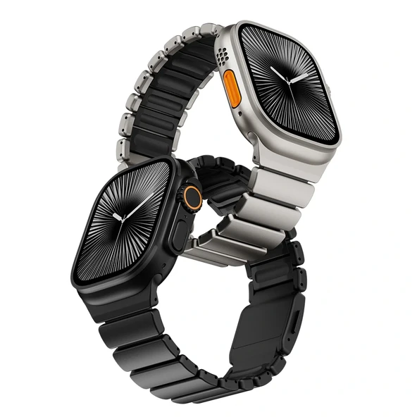 Watch 10 46mm KRD-149 Titanyum Silikon Kordon - Resim 8