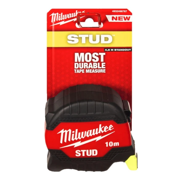 Milwaukee Şerit Metre Stud GEN3 10M/33MM 4932498767 - Resim 3