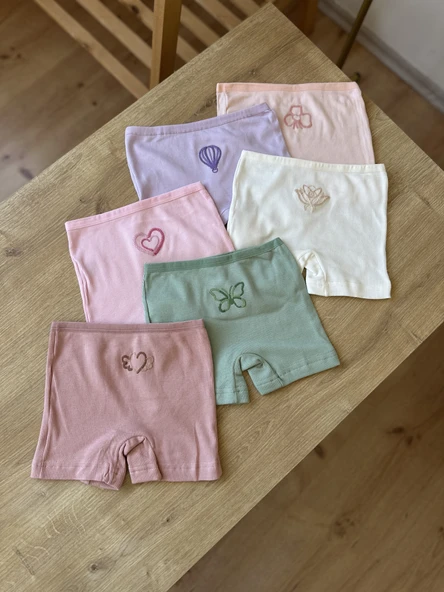 Lila Askılı Kız Çocuk Atlet ve Boxer Seti - Resim 3