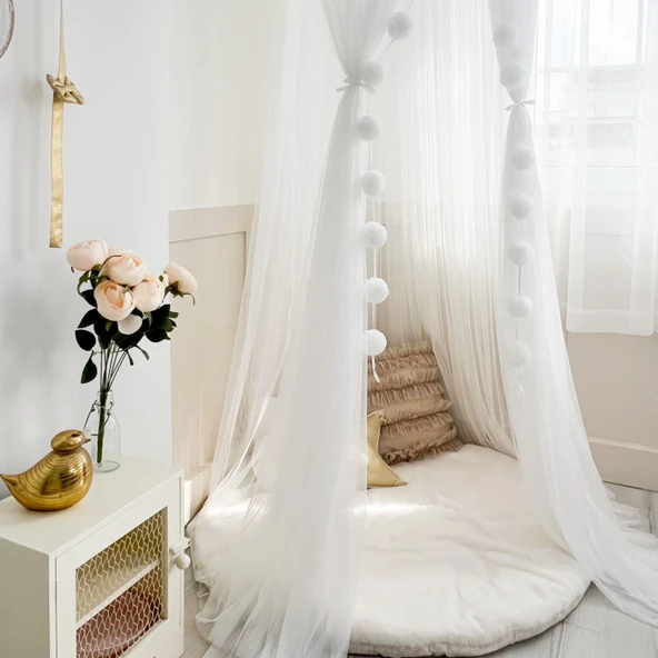 Pamuka Tül Cibinlik Plus White - Resim 4