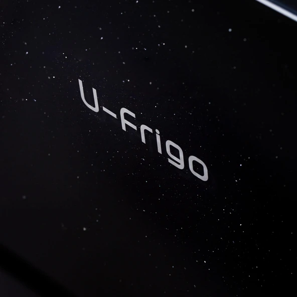 U-Frigo 176 Lt 12-24v Marin/Karavan Kompresörlü Buzdolabı Temperli Cam Kapak Limited Edition Siyah - Resim 5