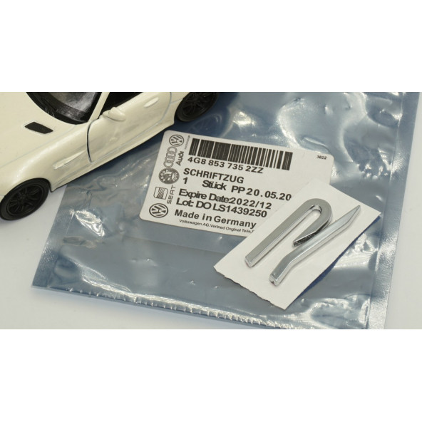 Volkswagen R Yeni Nesil Bagaj 3M 3D Krom ABS Logo Arma - Resim 5