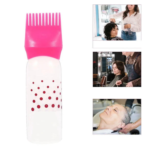 Hazneli Saç Boyama Aparatı-Taraklı Saç Bakımı Krem - Saç Yağı Uygulama Aparatı - Resim 3