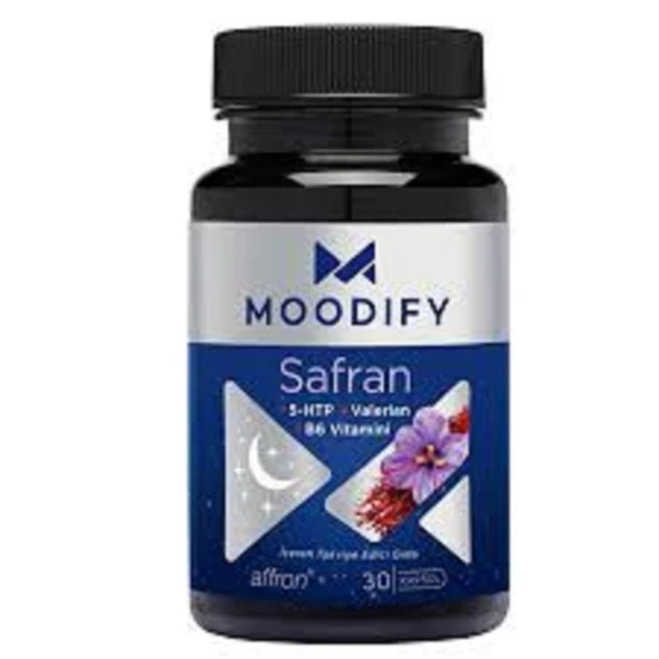Moodify Safran Magnezyum Valerian B6 Vitamin 30 Kapsül ürün görseli 1