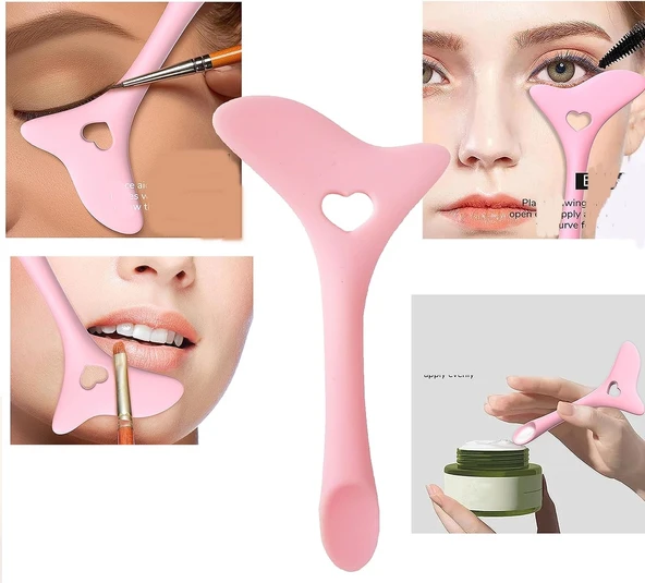 Çok Fonksiyonlu Makyaj Aplikatörü Rimel Eyeliner Ruj Sürme Aparatı - Maske Krem Spatulası ürün görseli