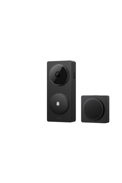 Aqara Akıllı Görüntülü Kapı Zili Hub G410 Siyah CH-C09D-S (Apple Home Destekli) - Resim 2