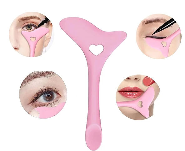 Çok Fonksiyonlu Makyaj Aplikatörü  Rimel Eyeliner Ruj Sürme Aparatı - Maske Krem Spatulası - Resim 4