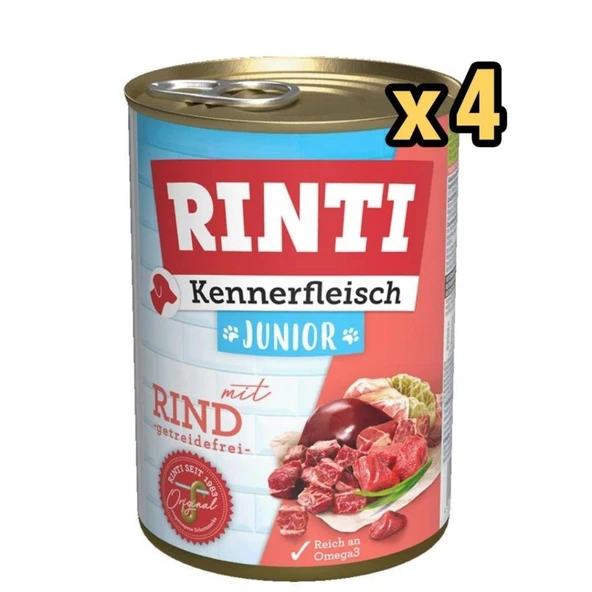 Rinti Dana Etli Yavru Köpek Konservesi 400 Gr x 4 Adet ürün görseli 1