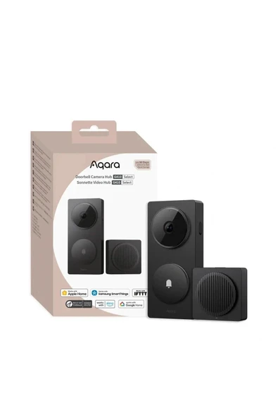Aqara Akıllı Görüntülü Kapı Zili Hub G410 Siyah CH-C09D-S (Apple Home Destekli) ürün görseli