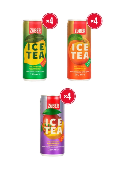 Züber Karma Ice Tea Paketi 250ml X 12 Adet ürün görseli