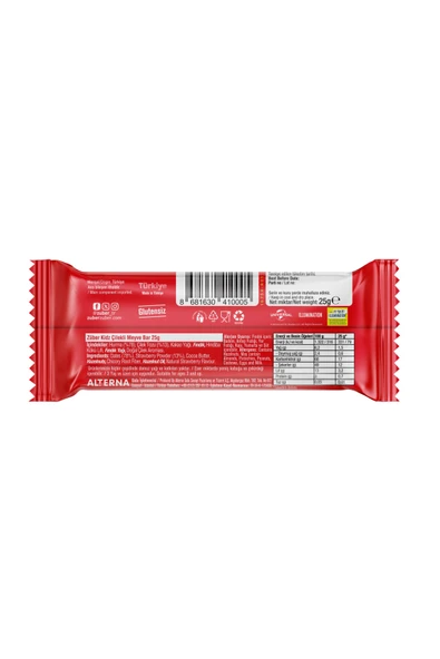 Züber Kidz Meyve Bar Deneme Paketi 25g X 16 Adet - Resim 2