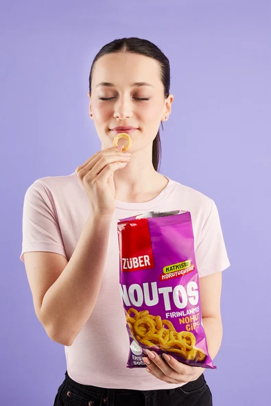 Züber Noutos Nohut Cipsi Ekşi Krema Ve Soğanlı 55 gr X 12 Adet - Resim 4