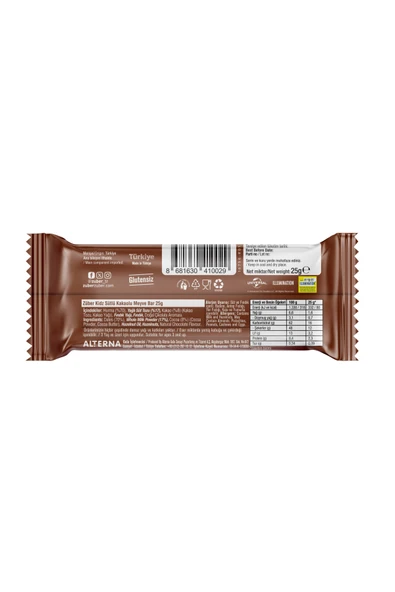 Züber Kidz Meyve Bar Deneme Paketi 25g X 16 Adet - Resim 3
