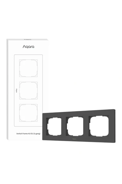 Aqara Anahtar Çerçevesi 3'lü Gri FE-X02D-G ürün görseli