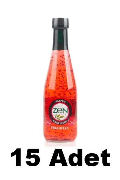 Zen Basil Fesleğen Tohumlu Karpuz Aromalı Içecek 330 ml 15 Adet ürün görseli