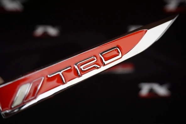 Toyota TRD Racing Development Logo Çamurluk Yanı Krom Metal Bıçak Logo ürün görseli