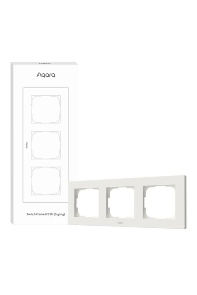 Aqara Anahtar Çerçevesi 3'lü Beyaz FE-X02D-B ürün görseli