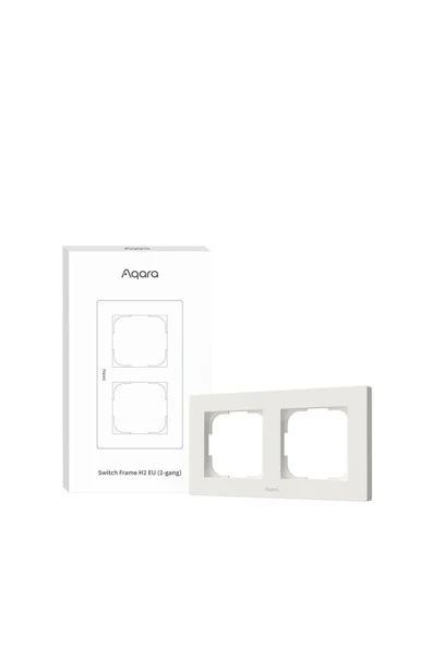 Aqara Anahtar Çerçevesi 2'li Beyaz FE-X01D-B ürün görseli