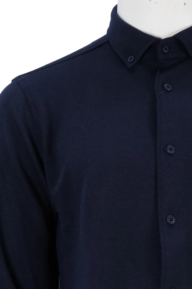 ROSETTİ CEPSİZ DÜZ SLİM GÖMLEK-CEKET - Resim 8