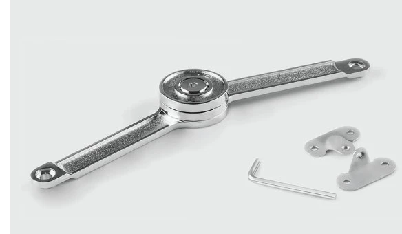 Yavaş Kapanan Dolap Kapak Makası – Alüminyum Çerçeveli Kapaklar İçin (37 mm) - Resim 8