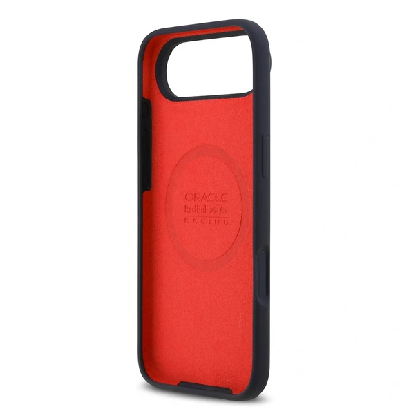 Apple iPhone 17 Air Kılıf Redbull Orjinal Lisanslı M-safe Şarj Özellikli Kırmızı Halka ve Logo Silikon Kapak - Resim 7