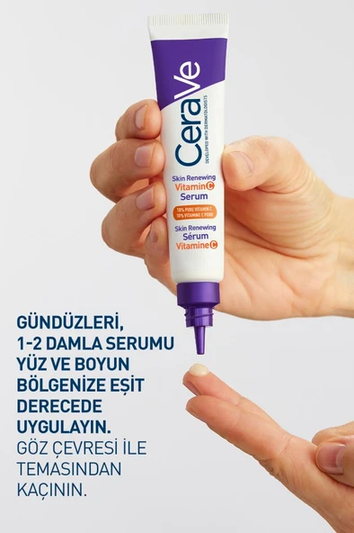 Cerave Skin Renewing Vitamin C Serum 30 Ml - Resim 6