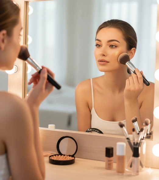 Gabrini Top Bronz Allık 303 – Kadifemsi Dokulu Ball Blusher - Resim 2