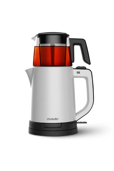 Musullu Beyaz Tomurcuk Çay Makinesi MSL-TM124, pratik ve şık tasarım ürün görseli 1