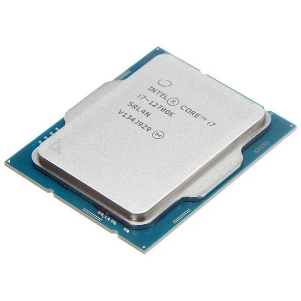 Intel Alder Lake Core i7 12700K TRAY 3.6Ghz 1700P 25Mb Box (Fansız) (125W) 12.Nesil Kutusuz İşlemci ürün görseli 1