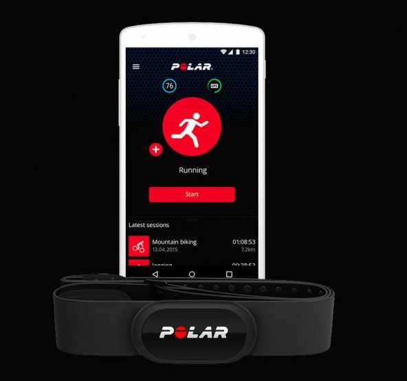 Polar H10 N HR Kalp Atış Hızı Sensörü Siyah M-XXL - 3
