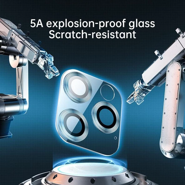 Joyroom JR-PF687 iPhone 12 Renkli Kamera Lens Koruyucu - Resim 8