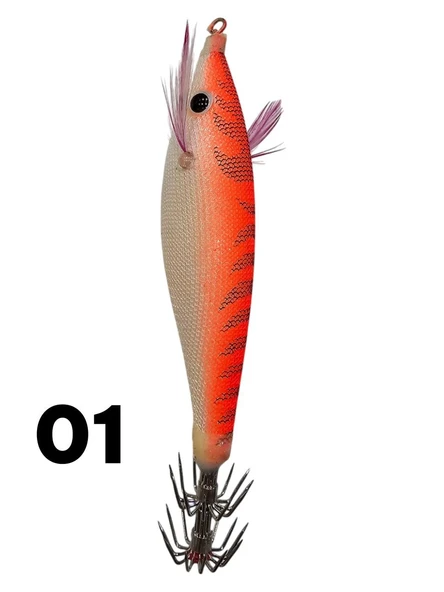 Bauer Squid Jig 90 mm Maket Kalamar - Resim 2