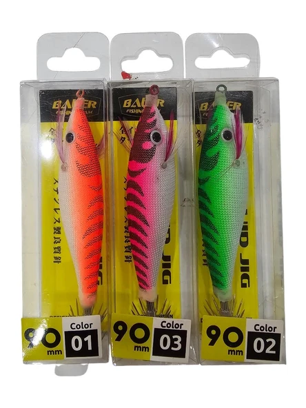 Bauer Squid Jig 90 mm Maket Kalamar ürün görseli