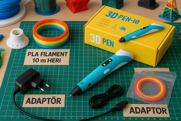 3d Çizim Yazıcı Kalemi Mavi-hayalinizdeki Çizimi Yapın ürün görseli 1